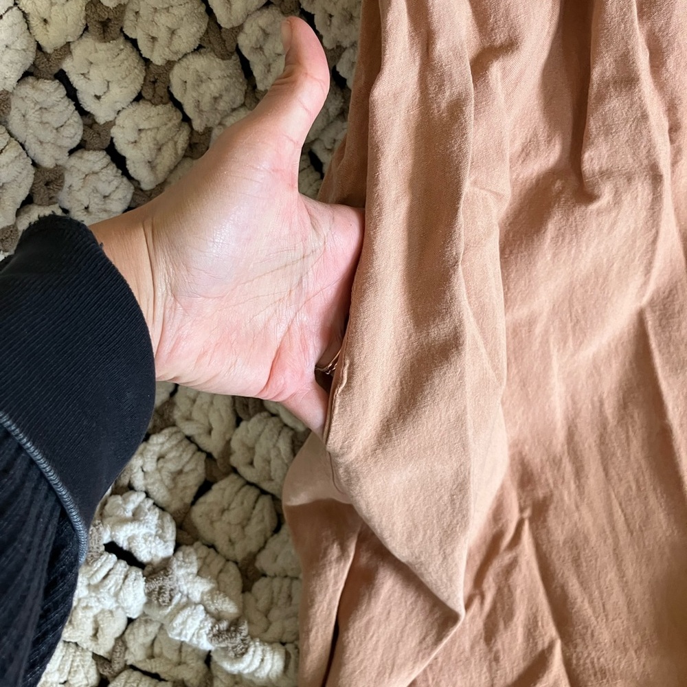 Chic Tan Midi Dress for Women - Picture 5 of 6